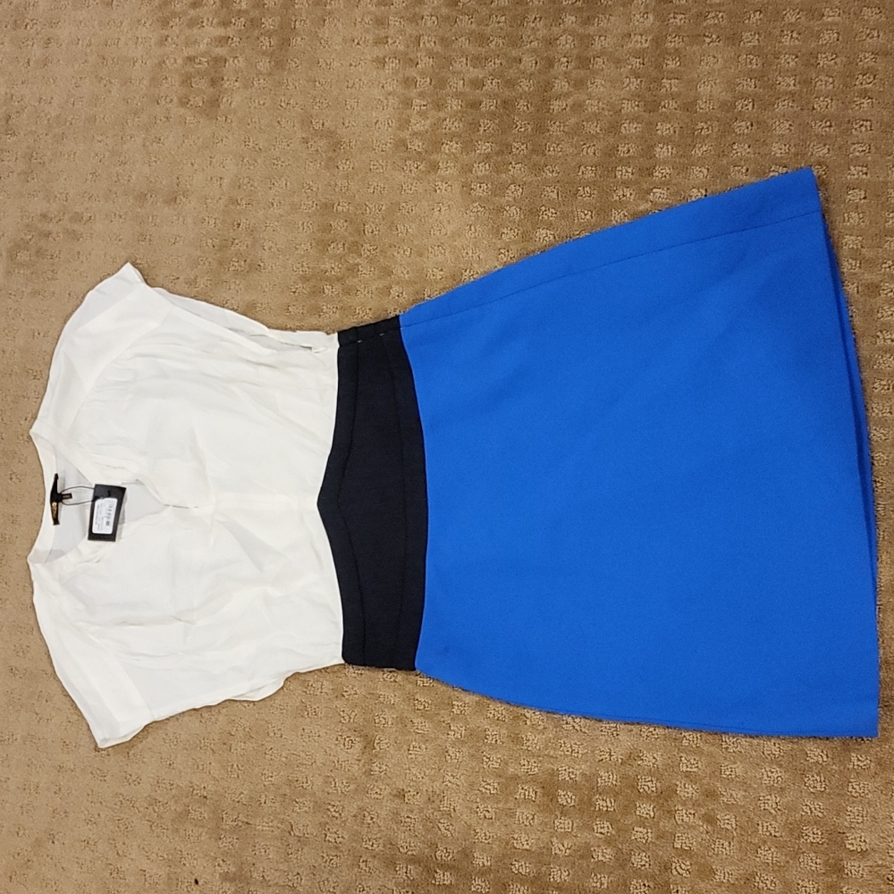 Maje tri colored dress